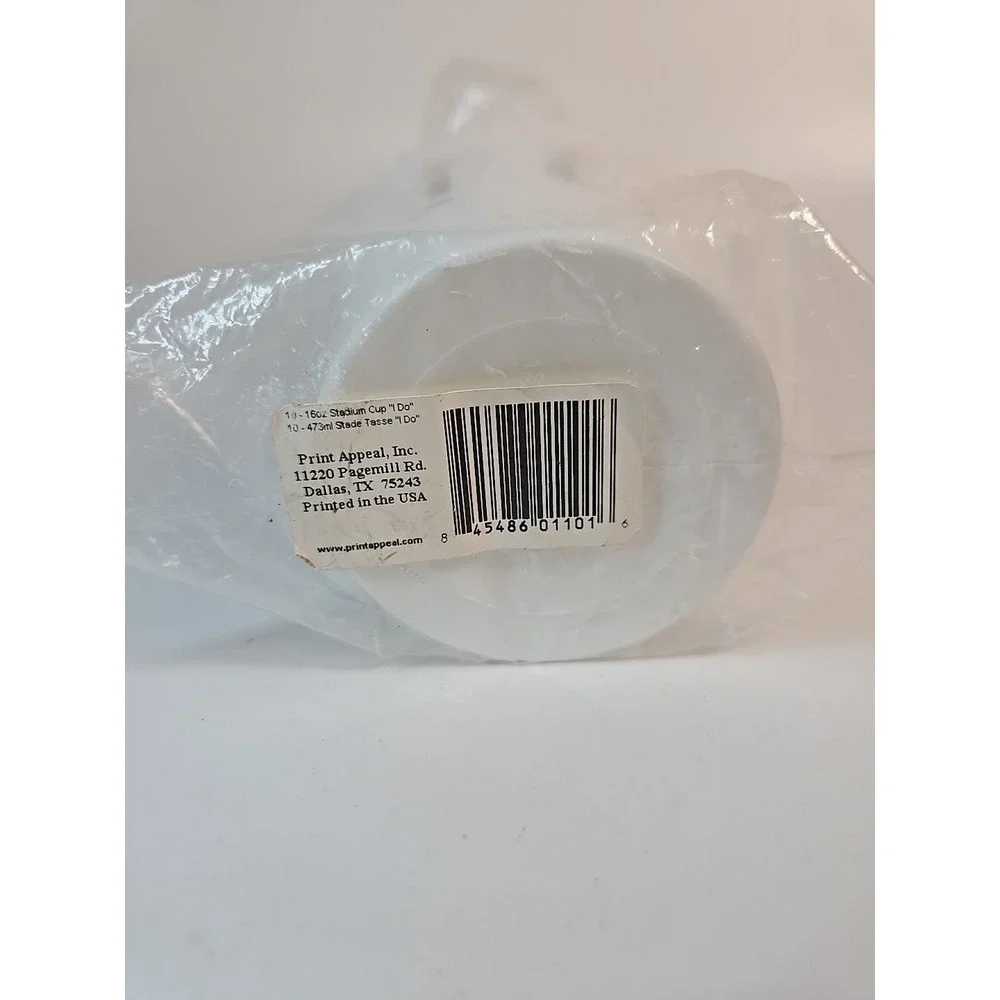 10 Pack 16 Oz Reusable Plastic Cups,‎ Stadium Cups 
